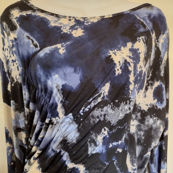 Long tunic women's long sleeve top Bisou Bisou XL - Picture 3 of 5